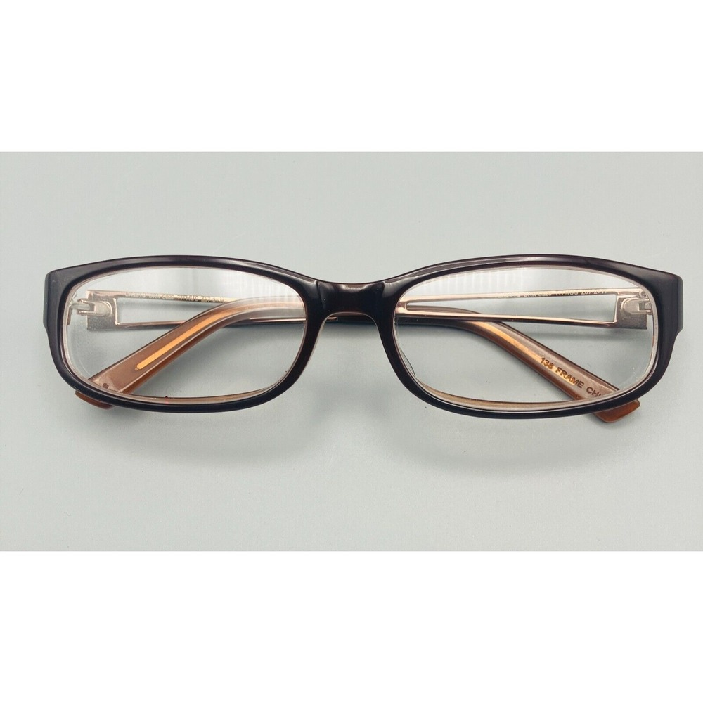 Titmus Brown Clear‎ Rectangular Eyeglass FRAMES - EX281S 53-17-133